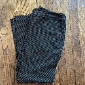 Women’s Black and White Patterned Pants